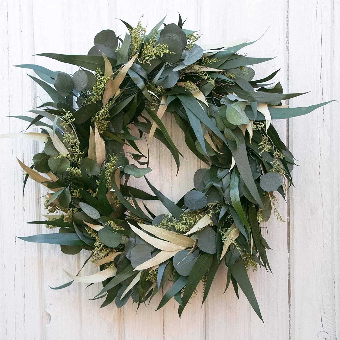 Andaluca - Willow and Silver Dollar Eucalyptus Wreath